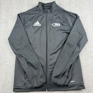 Adidas Climalite Women's Full Zip Track Jacket Black Mock Neck Athletic Size S
